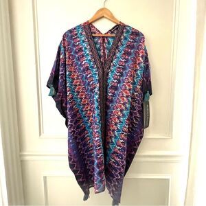Miraclesuit Caftan Swim Cover up Size‎ Small NWT